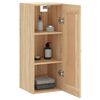 vidaXL Wall Mounted Cabinet Sonoma Oak 34.5x34x90 cm Engineered Wood