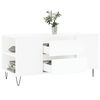 vidaXL Coffee Table White 102x44.5x50 cm Engineered Wood
