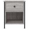 vidaXL Bedside Cabinets 2 pcs Grey Sonoma 40x42x50 cm Engineered Wood