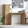 vidaXL Desk 2 pcs Artisan Oak