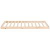 vidaXL Bed Frame without Mattress 100x200 cm Solid Wood Pine