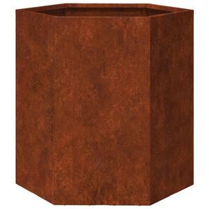 vidaXL Planter Rusty 40x40x45 cm Corten Steel