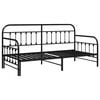 vidaXL Daybed Frame Black 100 x 190 cm Powder-Coated Steel