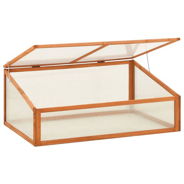 vidaXL Greenhouse 100x65x40 cm Firwood