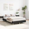 vidaXL Bed Frame No Mattress Black 135x190 cm Double Engineered Wood