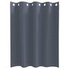 vidaXL Blackout Curtains with Rings 2 pcs Anthracite 140 x 140 cm