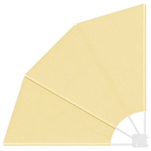 vidaXL Balcony Privacy Screen Sand 115 x 115 cm Polyester