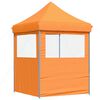vidaXL Party Tent Folding Orange 200 x 200 x 306 cm Oxford Fabric