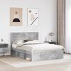 vidaXL Bed Frame with Headboard Concerte 140 x 200 cm Solid Pine Wood