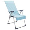 vidaXL Outdoor Chair Towels 2 pcs Blue 130 x 60 cm
