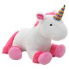 vidaXL Unicorn Cuddly Toy Plush Pink and White