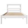 vidaXL Bed Frame without Mattress White 90x200 cm Solid Wood Pine