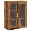 vidaXL Highboard 2 pcs Old Wood Engineered Wood
