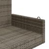 vidaXL Swing Bench Grey 119x56x48 cm Poly Rattan