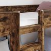 vidaXL Bunk Bed for Kids Smoked Oak 75 x 190 cm Engineered Wood