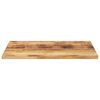 vidaXL Table Top 100x80x3.8 cm Rectangular Solid Wood Rough Mango