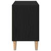 vidaXL TV Cabinet Black Oak 69.5 x 30 x 50 cm Engineered Wood