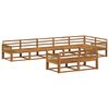 vidaXL Outdoor Sofa Set 8 pcs Natural Solid Acacia Wood