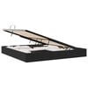 vidaXL Storage Bed with Mattress Black 200 x 200 cm Velvet