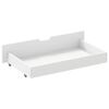 vidaXL Bed Frame without Mattress White Solid Wood Pine 140x200 cm
