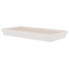 vidaXL Bed Frame without Mattress White Solid Wood Single