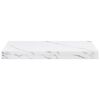 vidaXL Wall Shelf White Marble 50 x 23 x 4 cm Engineered Wood