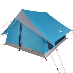 vidaXL Family Tent with Roof Blue and Grey 315 x 286 x 200 cm