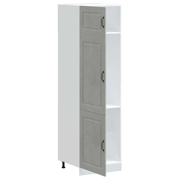 vidaXL Kitchen Cupboard Kalmar Concrete Grey Engineered Wood