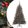 vidaXL Artificial Christmas Tree with 150 LEDs Green 68 x 68 x 120 cm