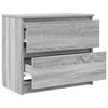 vidaXL TV Cabinet Grey Sonoma 60x35x54 cm Engineered Wood