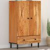vidaXL Highboard 60x33x100 cm Solid Wood Acacia