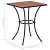 vidaXL 3 Piece Mosaic Bistro Set Ceramic Tile Terracotta