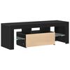 vidaXL TV Cabinet Black Oak 120 x 35 x 40 cm Engineered Wood