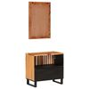 vidaXL 2 Piece Bathroom Furniture Set Solid Wood Acacia