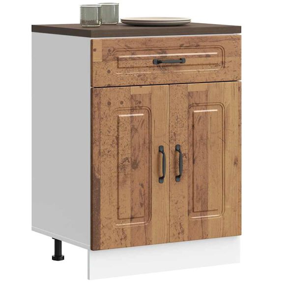 vidaXL Kitchen Base Cabinet Kalmar Old Wood Engineered Wood