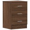 vidaXL Bedside Cabinets 2 pcs Brown Oak 38x35x56 cm Engineered Wood