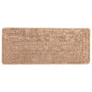 vidaXL Rug Runner MARSA Yellow 50 x 100 cm Polyester and PVC