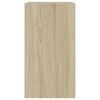 vidaXL Shoe Cabinet Sonoma Oak 60x34x63.5 cm Engineered Wood