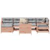 vidaXL 7 Piece Garden Sofa Set Solid Wood Douglas Fir
