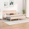 vidaXL Bed Frame without Mattress 200x200 cm Solid Wood Pine