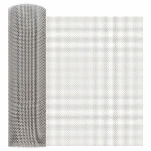 vidaXL Mesh Screen 40 x 1000 cm 6 Mesh Stainless Steel 201 Silver