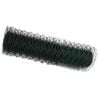 vidaXL Hexagon Fence 0.6 x 50 m PVC Green