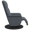 vidaXL Massage Recliner Chair Dark Grey 91 x 71 x 105 cm Velvet