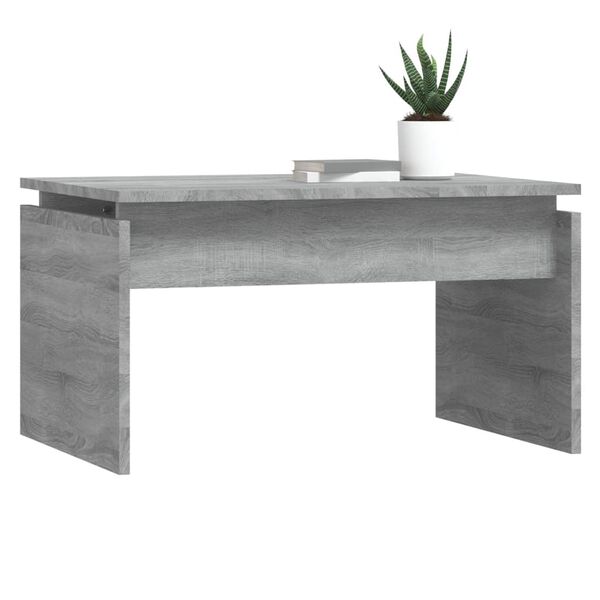 vidaXL Coffee Table Grey Sonoma 68x50x38 cm Engineered Wood