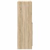 vidaXL Kitchen Cabinet Sonoma Oak 57x41.5x131.5 cm Engineered Wood
