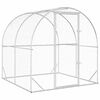 vidaXL Chicken Coop Silver 200 x 200 x 200 cm Galvanised Steel