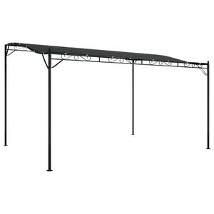 vidaXL Canopy Anthracite 4x3 m 180 g/m&sup2; Fabric and Steel