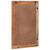 vidaXL Bathroom Mirror brown 50 x 70 x 3 cm Solid Acacia wood