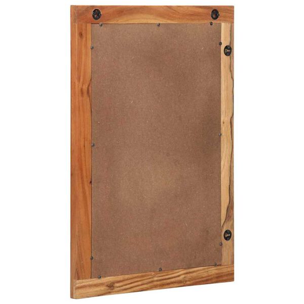vidaXL Bathroom Mirror brown 50 x 70 x 3 cm Solid Acacia wood