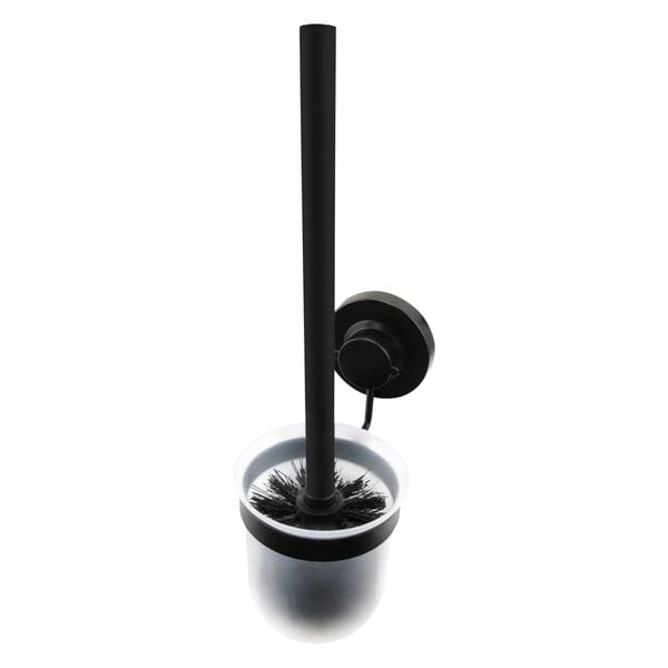CORNAT Toilet Brush and Holder Set 3in1 Black